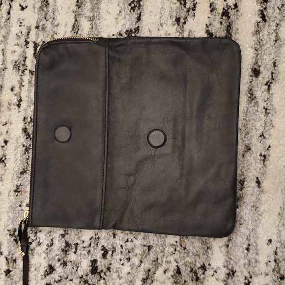 Gorjana snake pattern leather clutch pouch - Picture 4 of 5